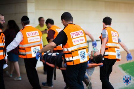 שדרות: איחוד הצלה תרגלו עם צה"ל - פגיעת רקטה בבית ספר