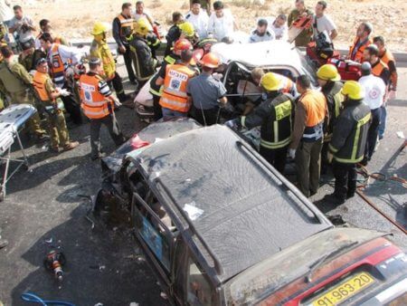 תאונת דרכים איחוד הצלה