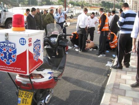 תאונת דרכים איחוד הצלה