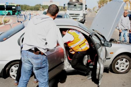 תאונת דרכים איחוד הצלה