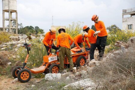 צוות חילוץ מהרס באיחוד הצלה