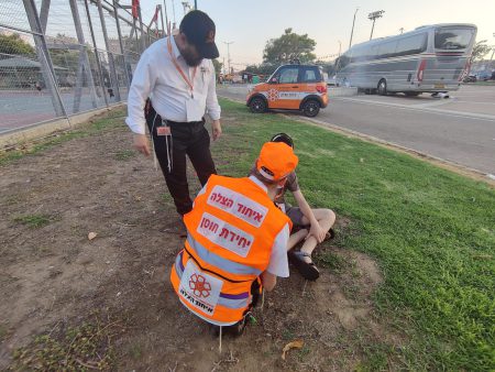 זה רק תרגיל: עשרות נפגעים טופלו על ידי מתנדבי איחוד הצלה בזירת פיצוץ באוטובוס.