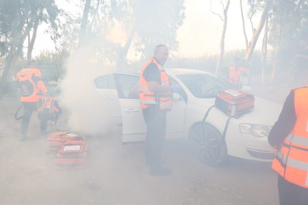 זה רק תרגיל: עשרות פצועים טופלו על ידי מתנדבי איחוד הצלה בזירה קשה