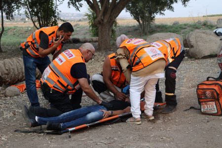 זה רק תרגיל: עשרות פצועים טופלו על ידי מתנדבי איחוד הצלה בזירה קשה