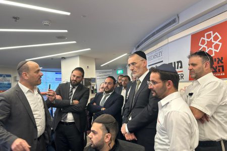 חברי סיעת ש"ס בירושלים בסיור מיוחד באיחוד הצלה