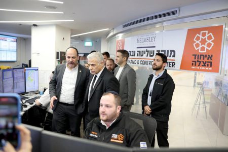 יו״ר האופוזיציה ח״כ יאיר לפיד: "פגשתי באיחוד הצלה גיבורים אמיתיים"