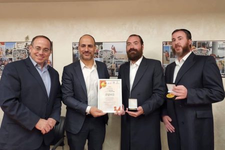 מנכ״ל רשות השירות לאומי אזרחי מר ראובן פינסקי בביקור רשמי במטה איחוד הצלה בירושלים