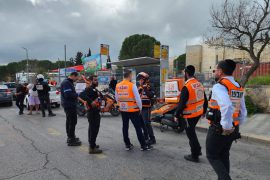 מתנדבי איחוד הצלה טיפלו בפצוע מהפיגוע בירושלים